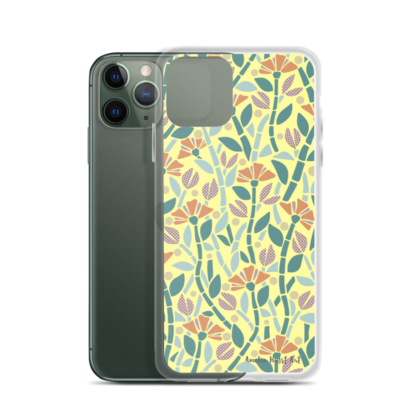 Une Coque pour iPhone avec motif floral de coquelicots, différents modèles disponibles Amelia Hurst Art