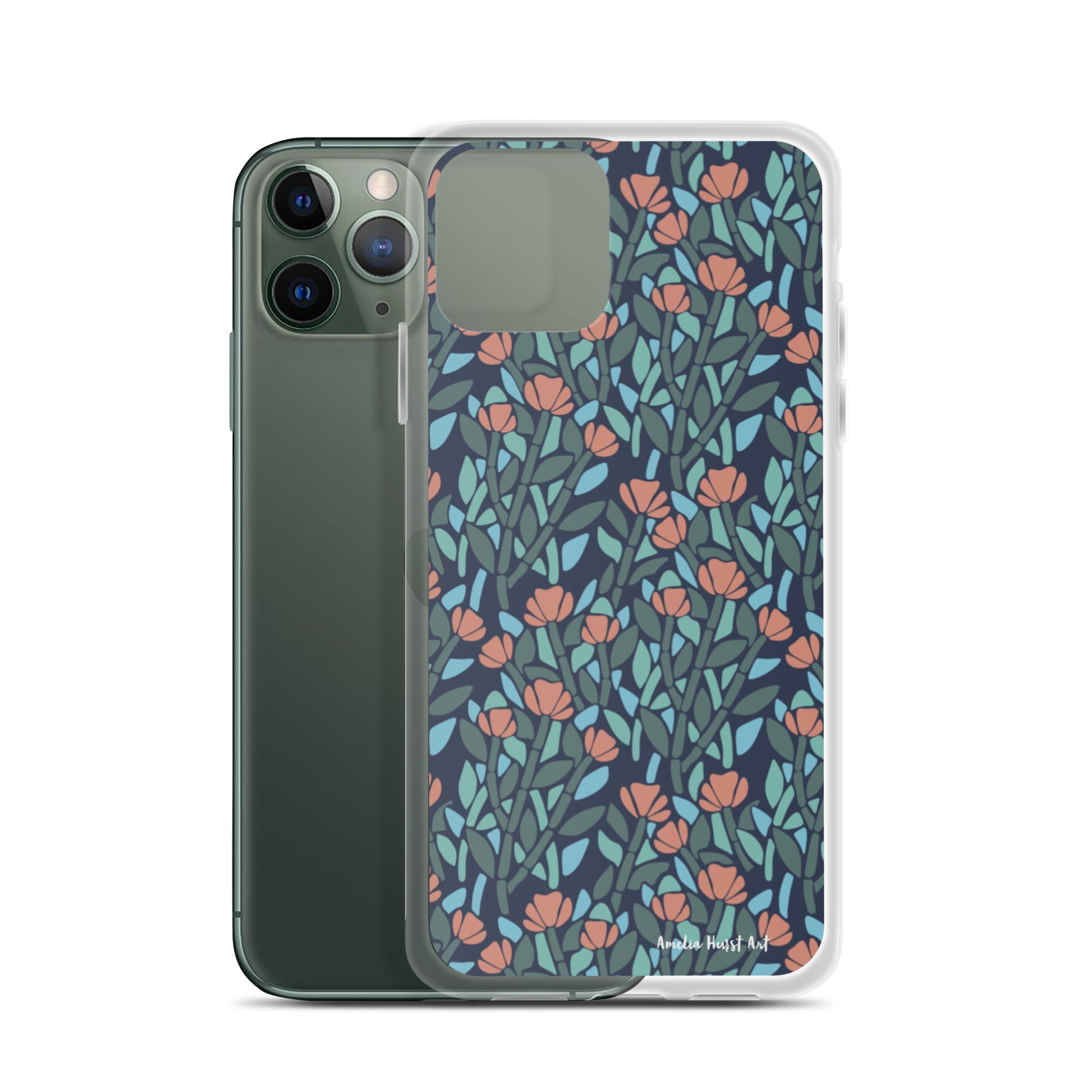 Une Coque pour iPhone avec coquelicots, différents modèles disponibles Amelia Hurst Art