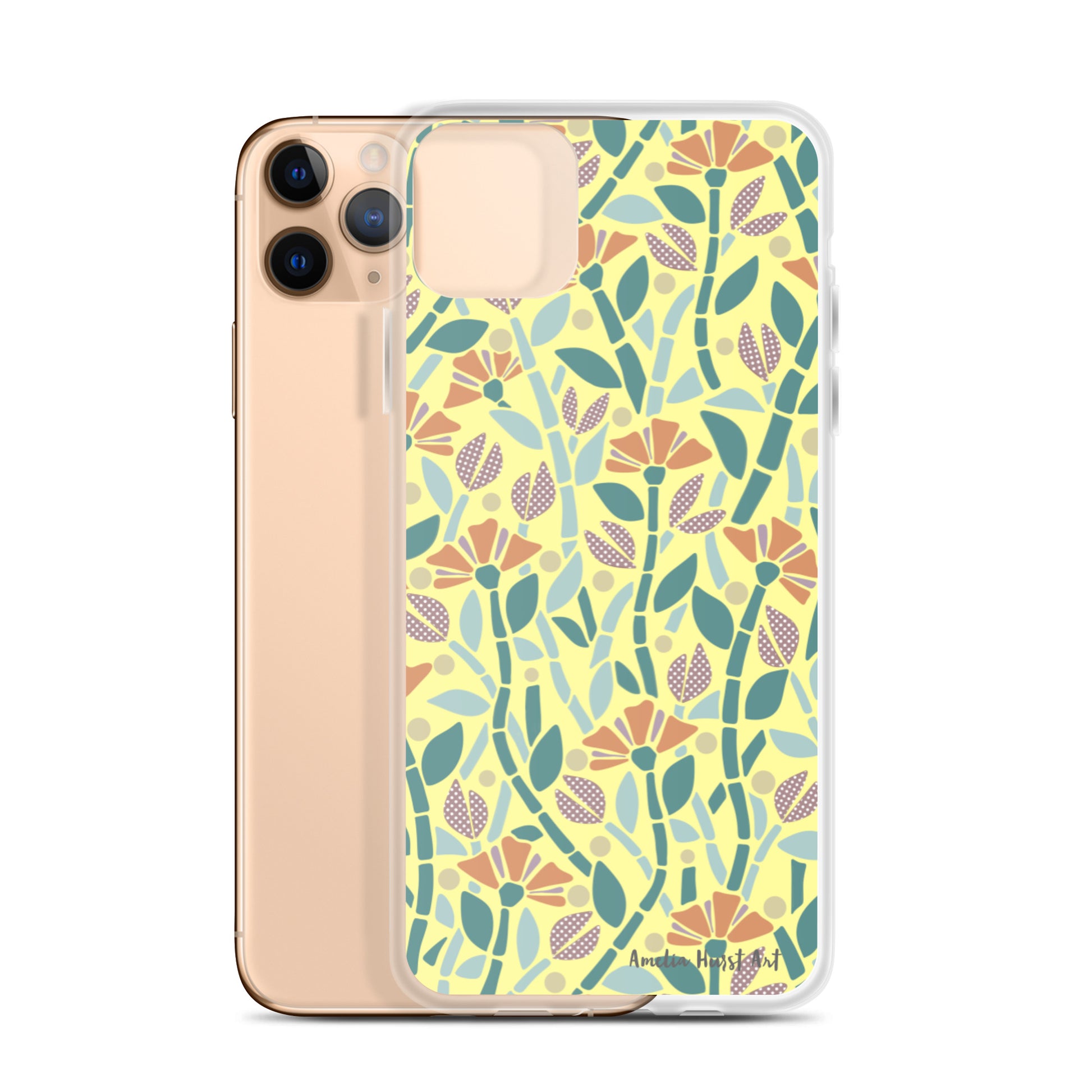 Une Coque pour iPhone avec motif floral de coquelicots, différents modèles disponibles Amelia Hurst Art