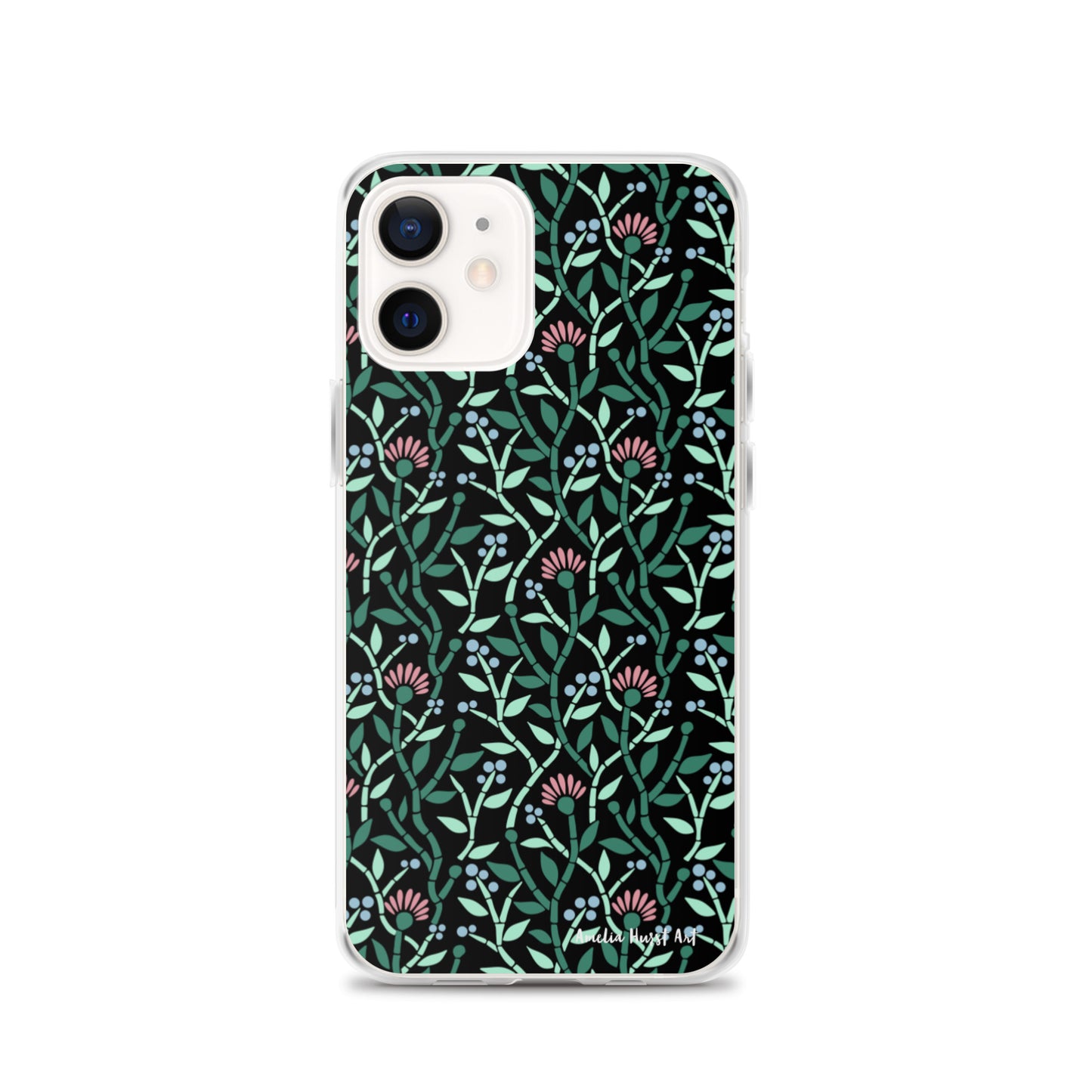 Une Coque pour iPhone avec motif florale de chardons, différents modèles disponibles Amelia Hurst Art