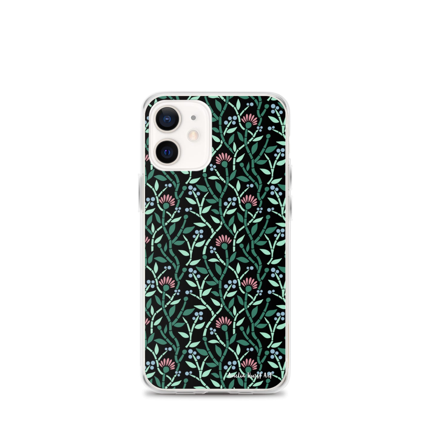 Une Coque pour iPhone avec motif florale de chardons, différents modèles disponibles Amelia Hurst Art