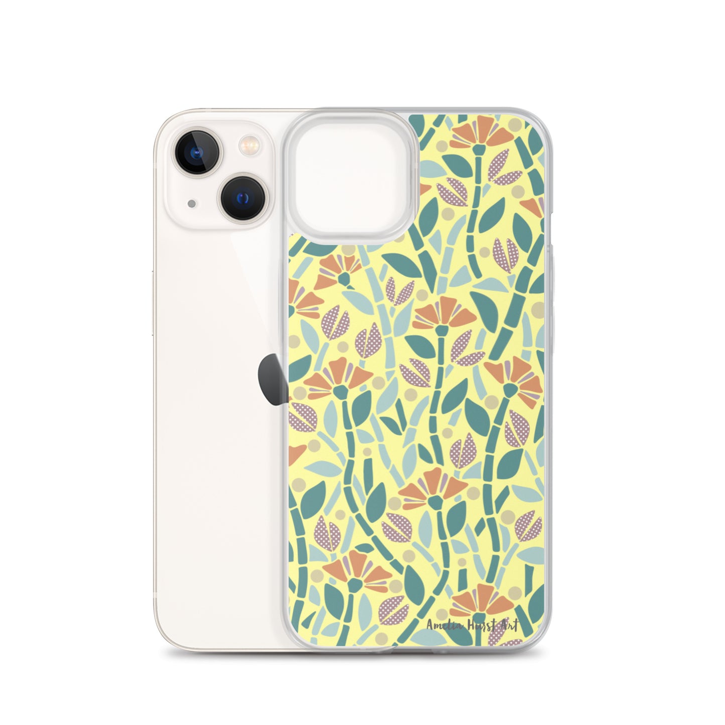 Une Coque pour iPhone avec motif floral de coquelicots, différents modèles disponibles Amelia Hurst Art