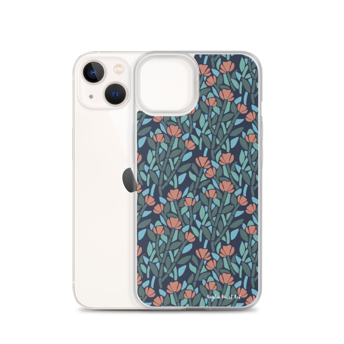 Une Coque pour iPhone avec coquelicots, différents modèles disponibles Amelia Hurst Art