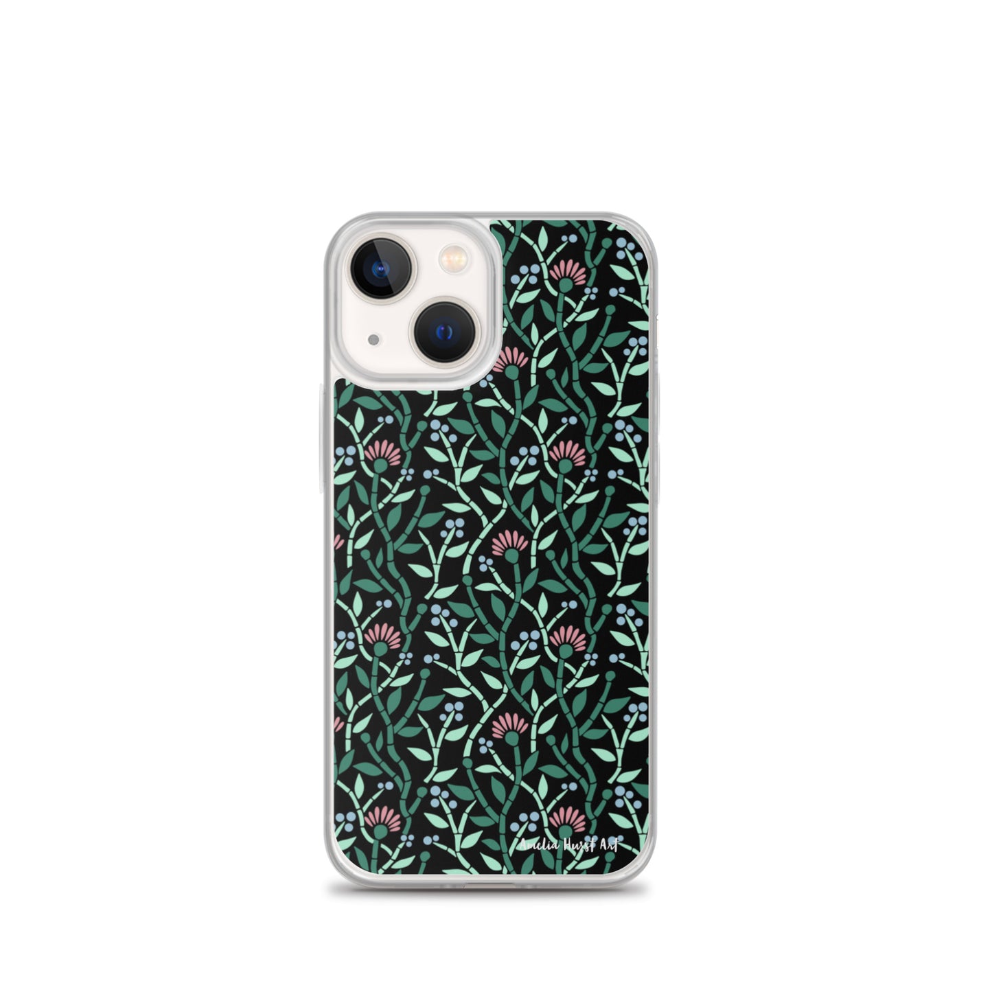 Une Coque pour iPhone avec motif florale de chardons, différents modèles disponibles Amelia Hurst Art