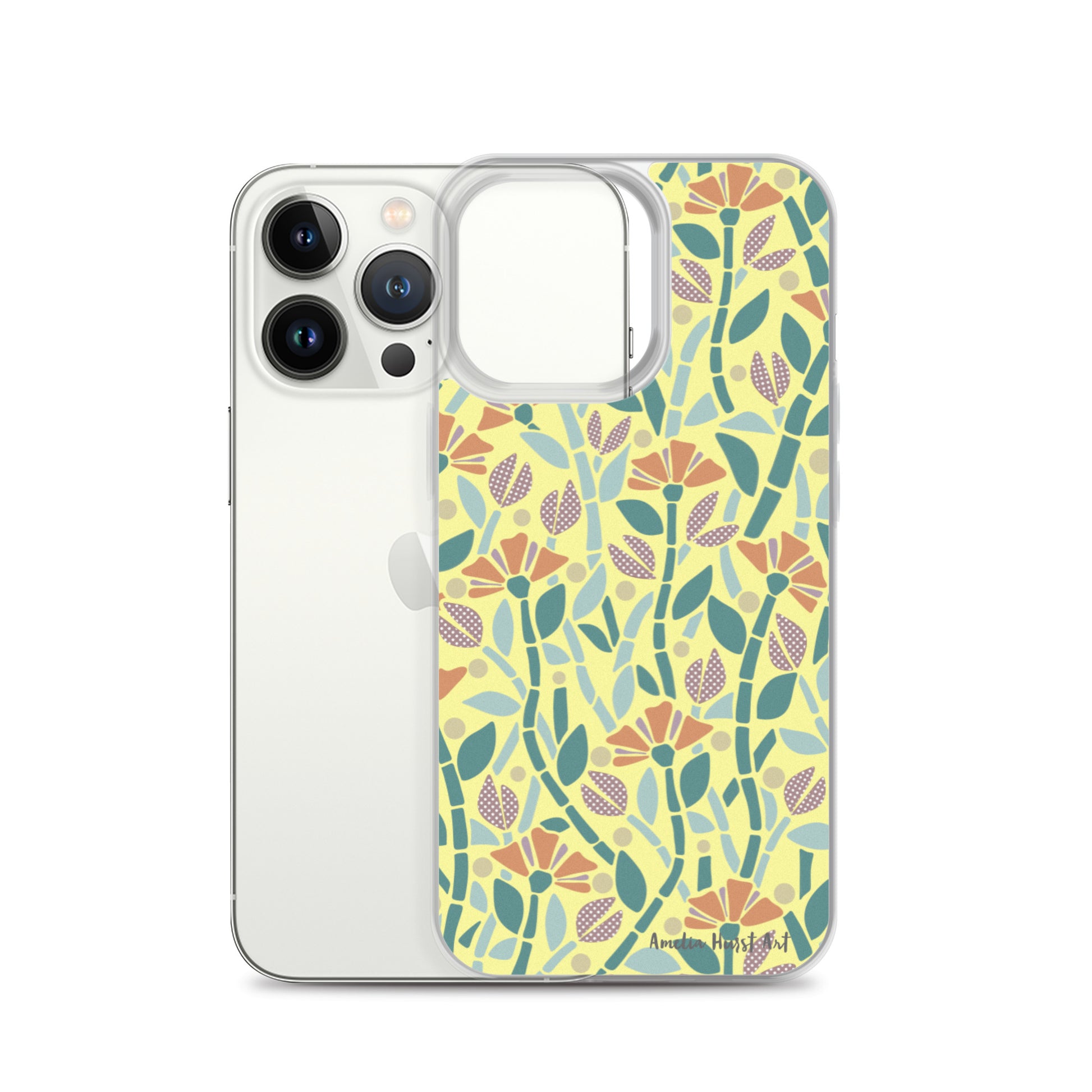 Une Coque pour iPhone avec motif floral de coquelicots, différents modèles disponibles Amelia Hurst Art