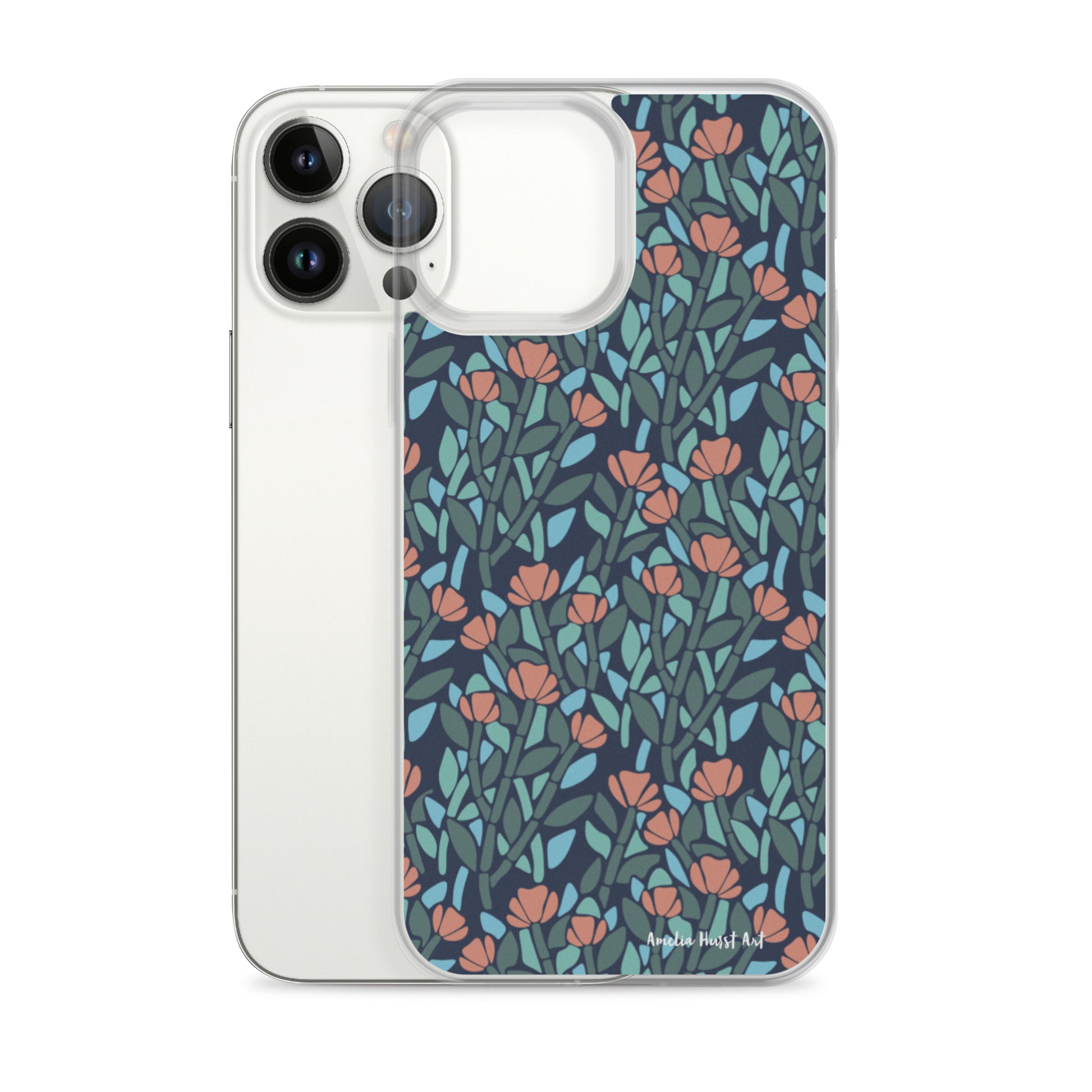 Une Coque pour iPhone avec coquelicots, différents modèles disponibles Amelia Hurst Art