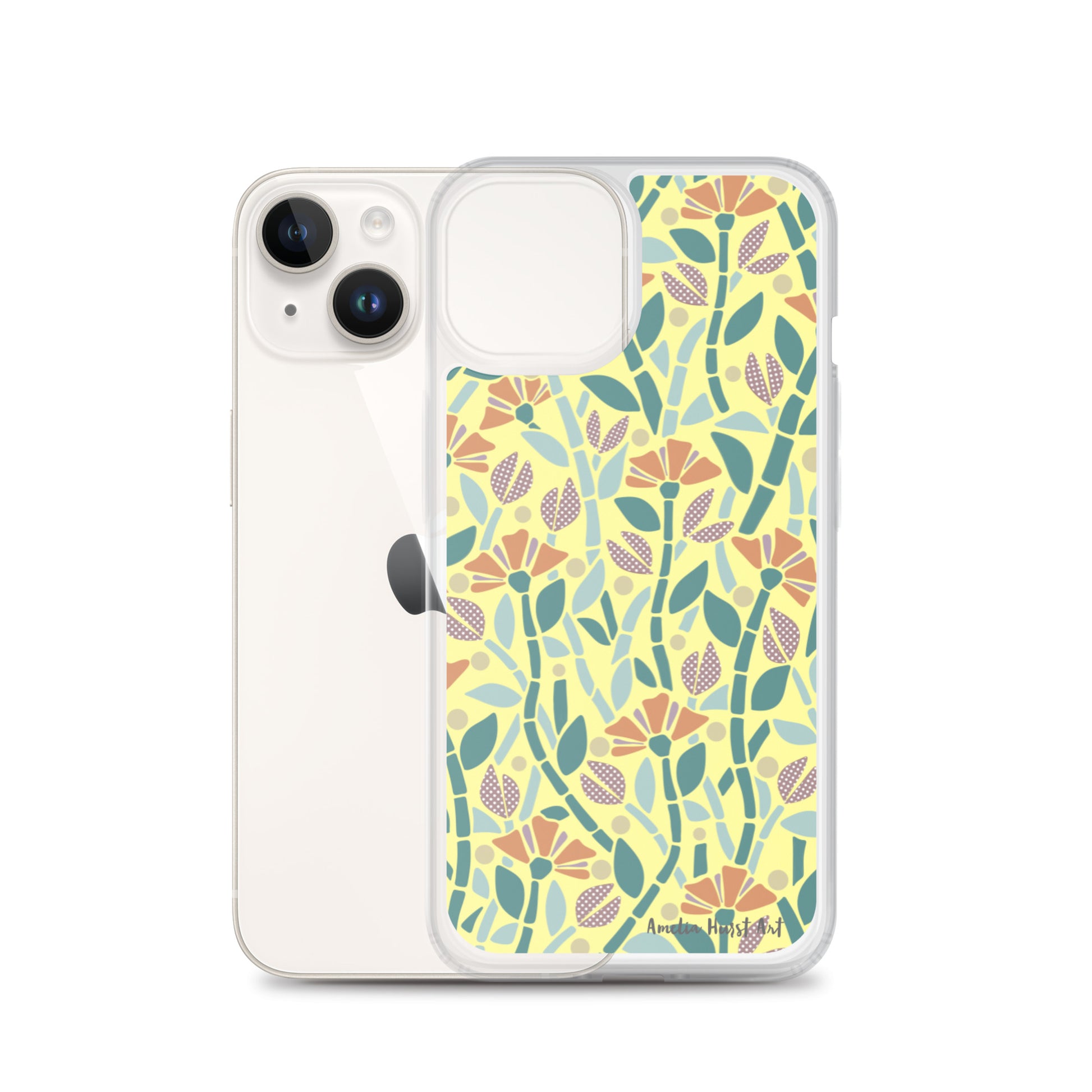 Une Coque pour iPhone avec motif floral de coquelicots, différents modèles disponibles Amelia Hurst Art