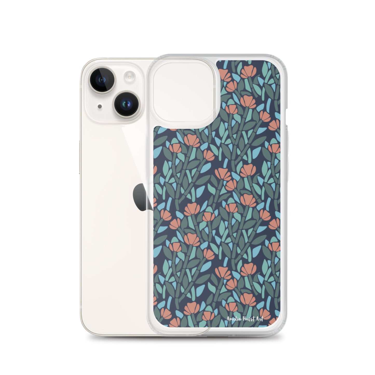 Une Coque pour iPhone avec coquelicots, différents modèles disponibles Amelia Hurst Art