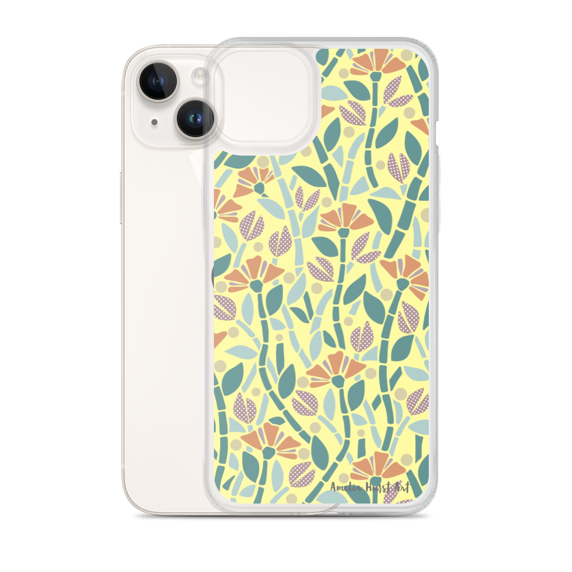 Une Coque pour iPhone avec motif floral de coquelicots, différents modèles disponibles Amelia Hurst Art