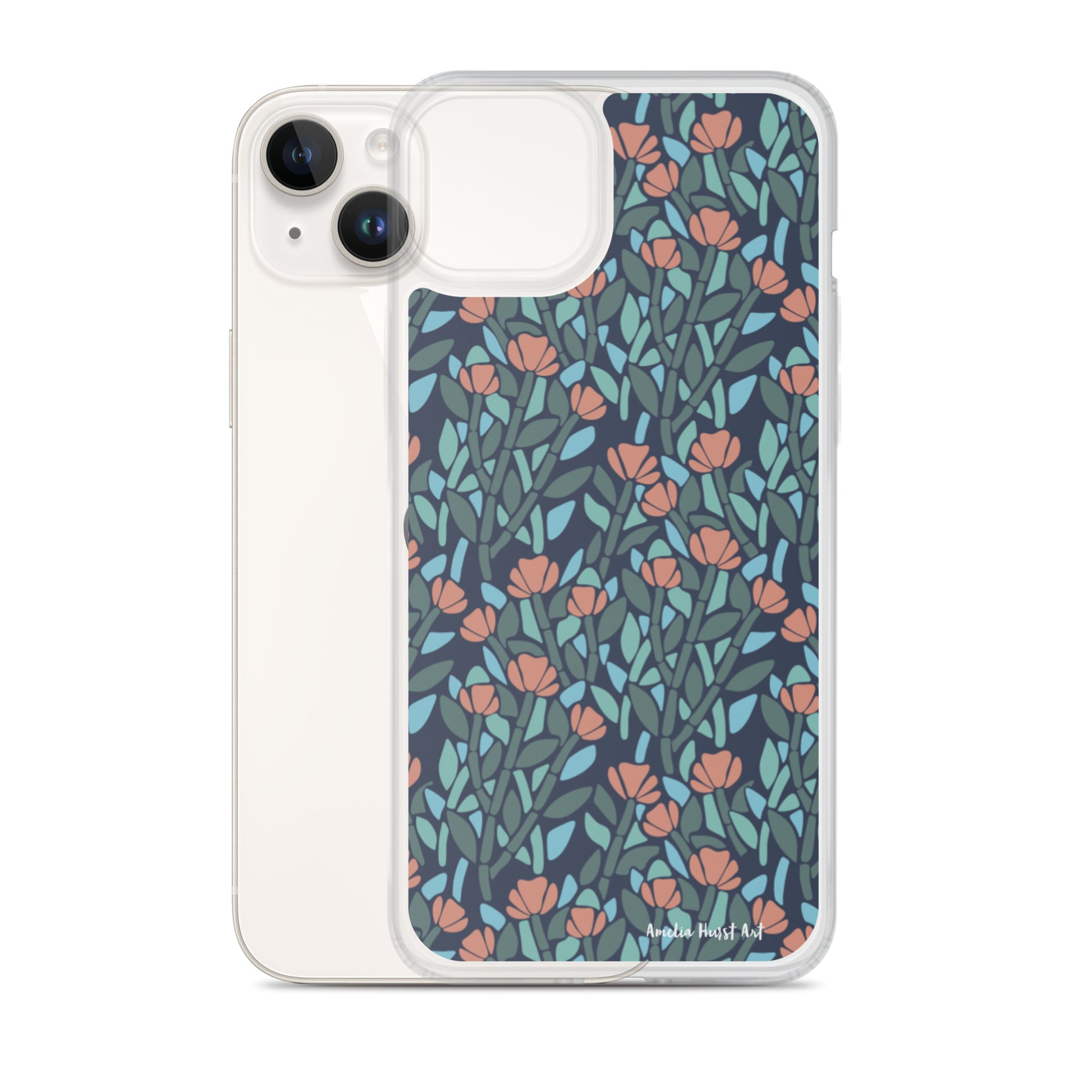 Une Coque pour iPhone avec coquelicots, différents modèles disponibles Amelia Hurst Art