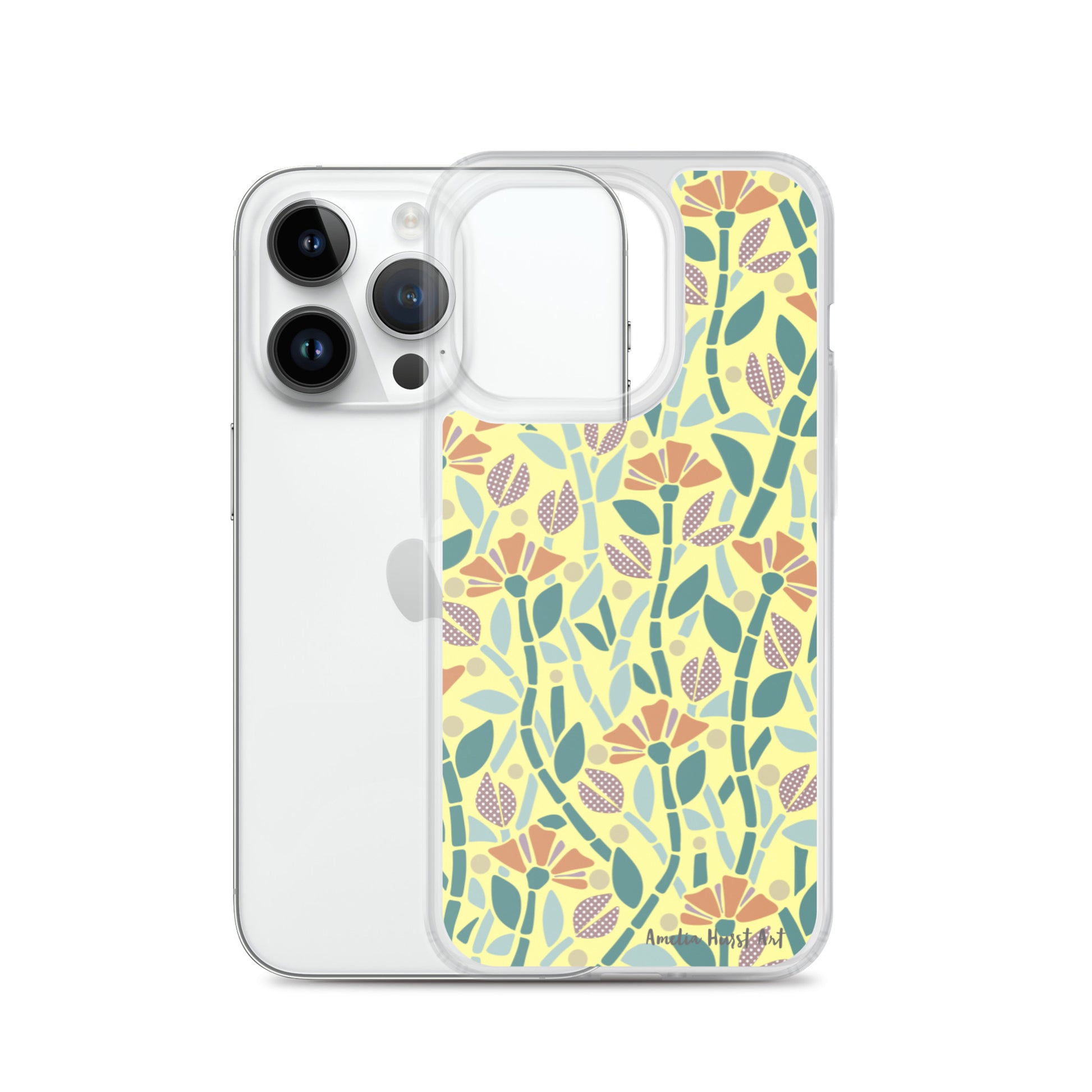 Une Coque pour iPhone avec motif floral de coquelicots, différents modèles disponibles Amelia Hurst Art