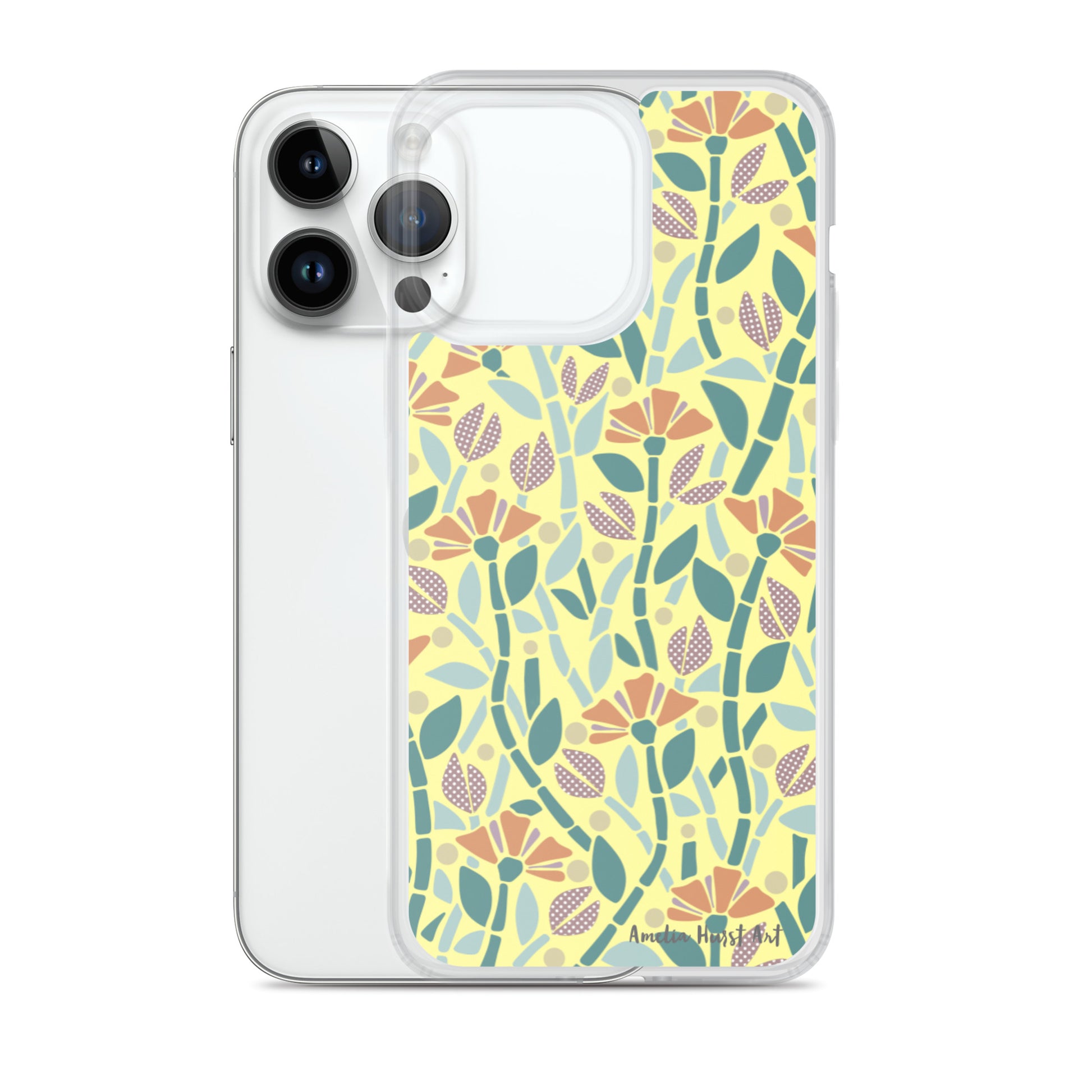 Une Coque pour iPhone avec motif floral de coquelicots, différents modèles disponibles Amelia Hurst Art