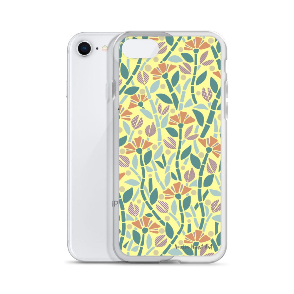 Une Coque pour iPhone avec motif floral de coquelicots, différents modèles disponibles Amelia Hurst Art