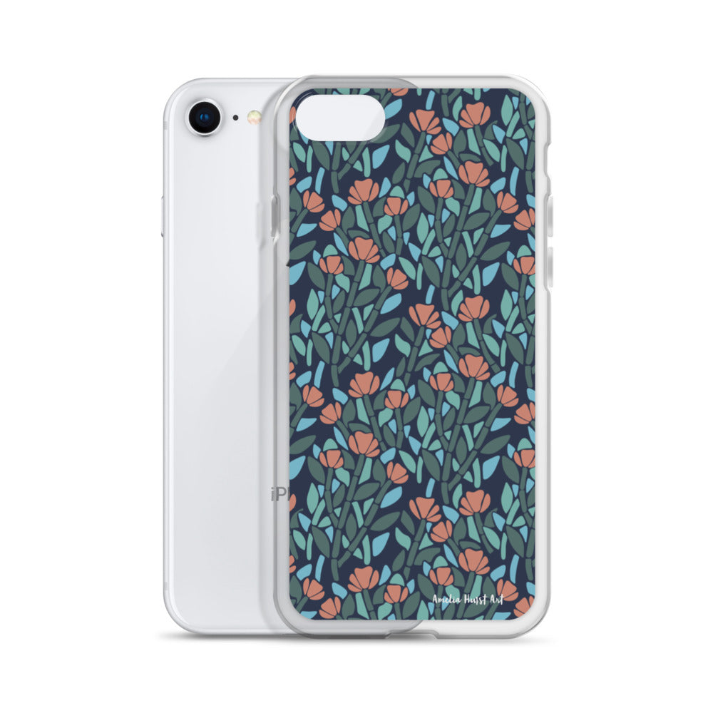 Une Coque pour iPhone avec coquelicots, différents modèles disponibles Amelia Hurst Art