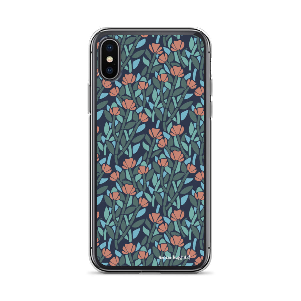 Une Coque pour iPhone avec coquelicots, différents modèles disponibles Amelia Hurst Art