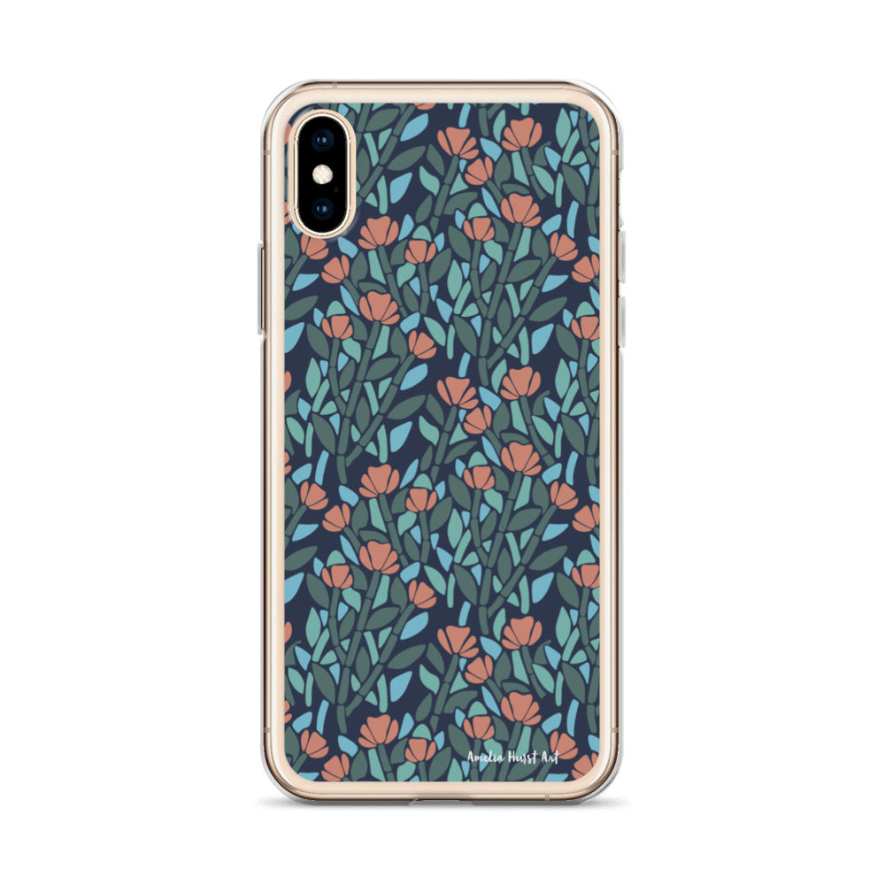 Une Coque pour iPhone avec coquelicots, différents modèles disponibles Amelia Hurst Art