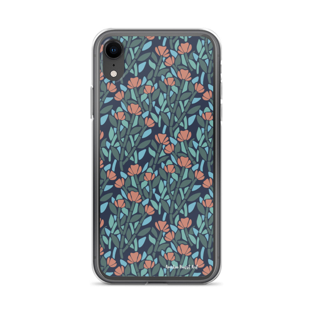 Une Coque pour iPhone avec coquelicots, différents modèles disponibles Amelia Hurst Art