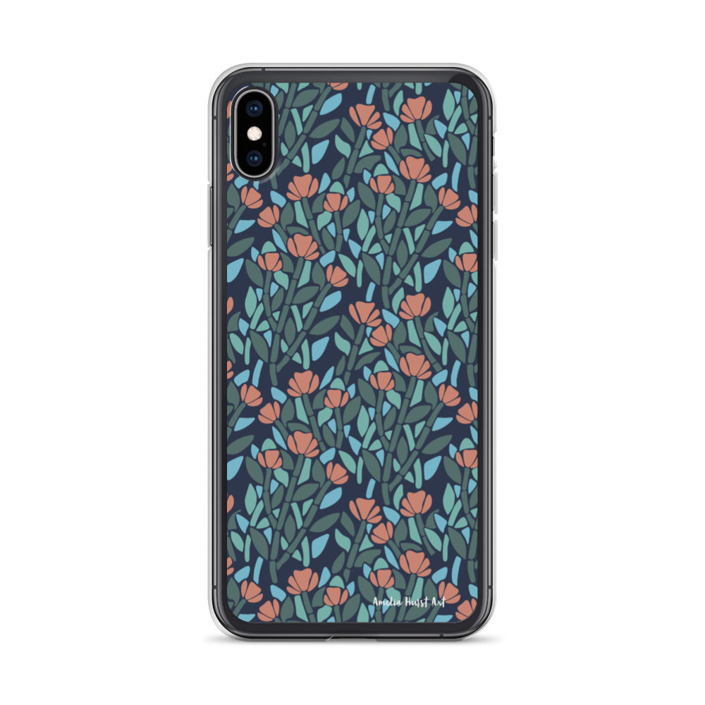 Une Coque pour iPhone avec coquelicots, différents modèles disponibles Amelia Hurst Art