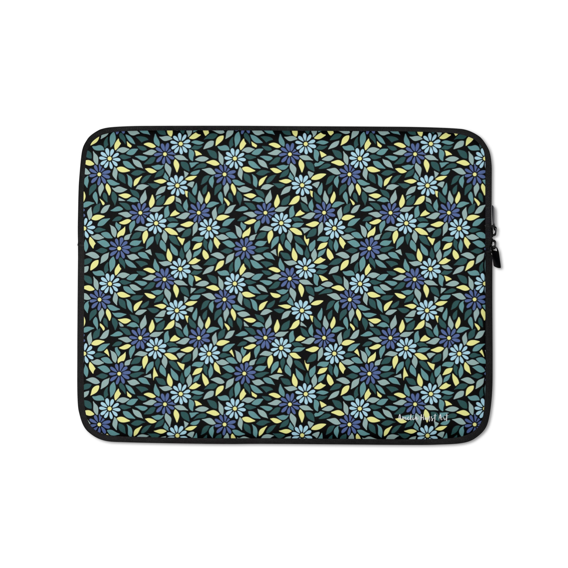 Une Housse Pour Ordinateur Portable avec motifs florals Amelia Hurst Art