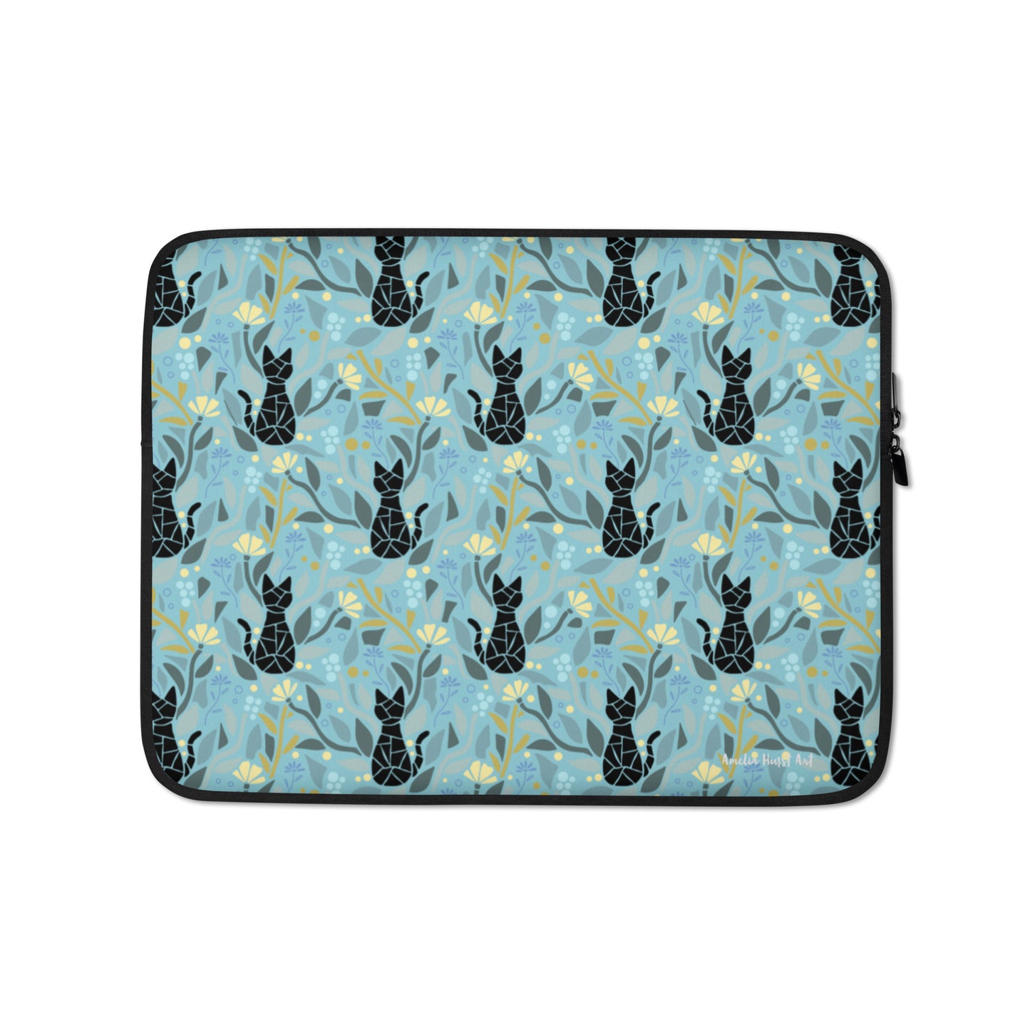 Une Housse Pour Ordinateur Portable avec motif de chats Amelia Hurst Art