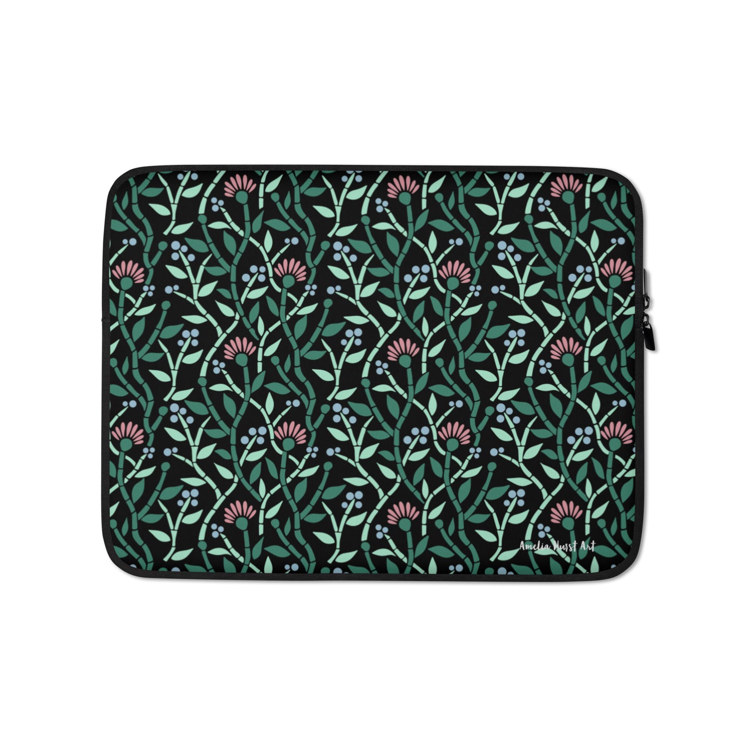 Une Housse Pour Ordinateur Portable avec motif chardons Amelia Hurst Art