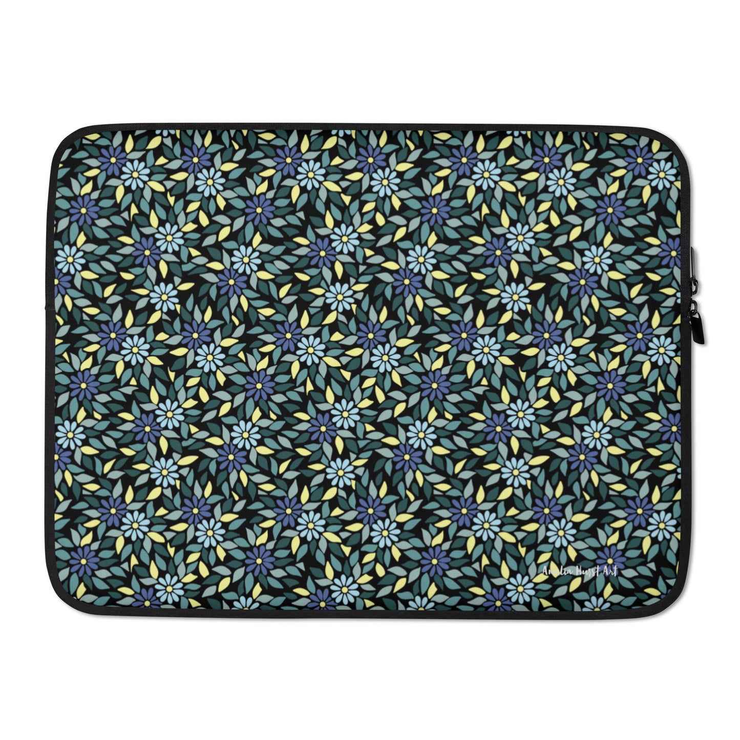 Une Housse Pour Ordinateur Portable avec motifs florals Amelia Hurst Art