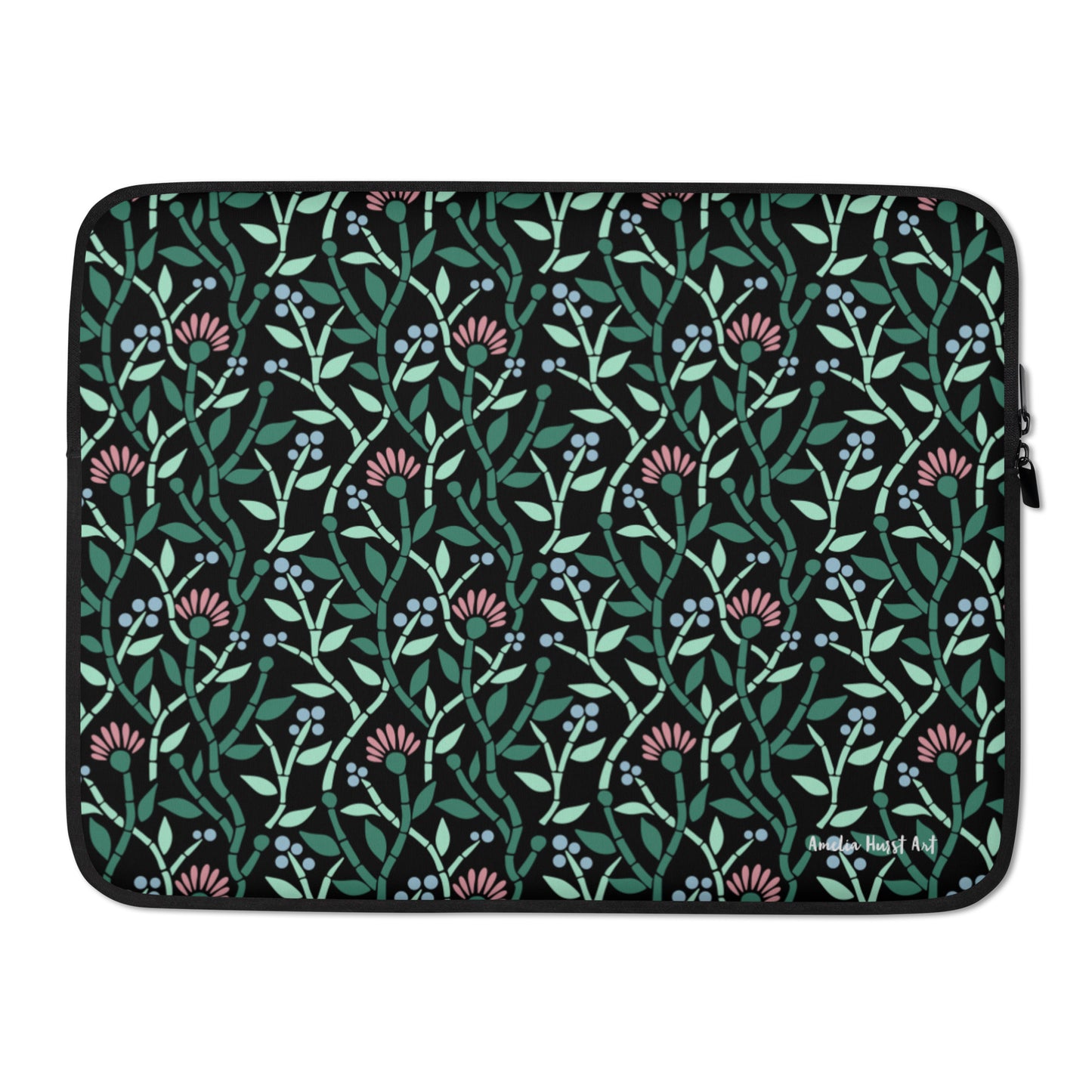 Une Housse Pour Ordinateur Portable avec motif chardons Amelia Hurst Art