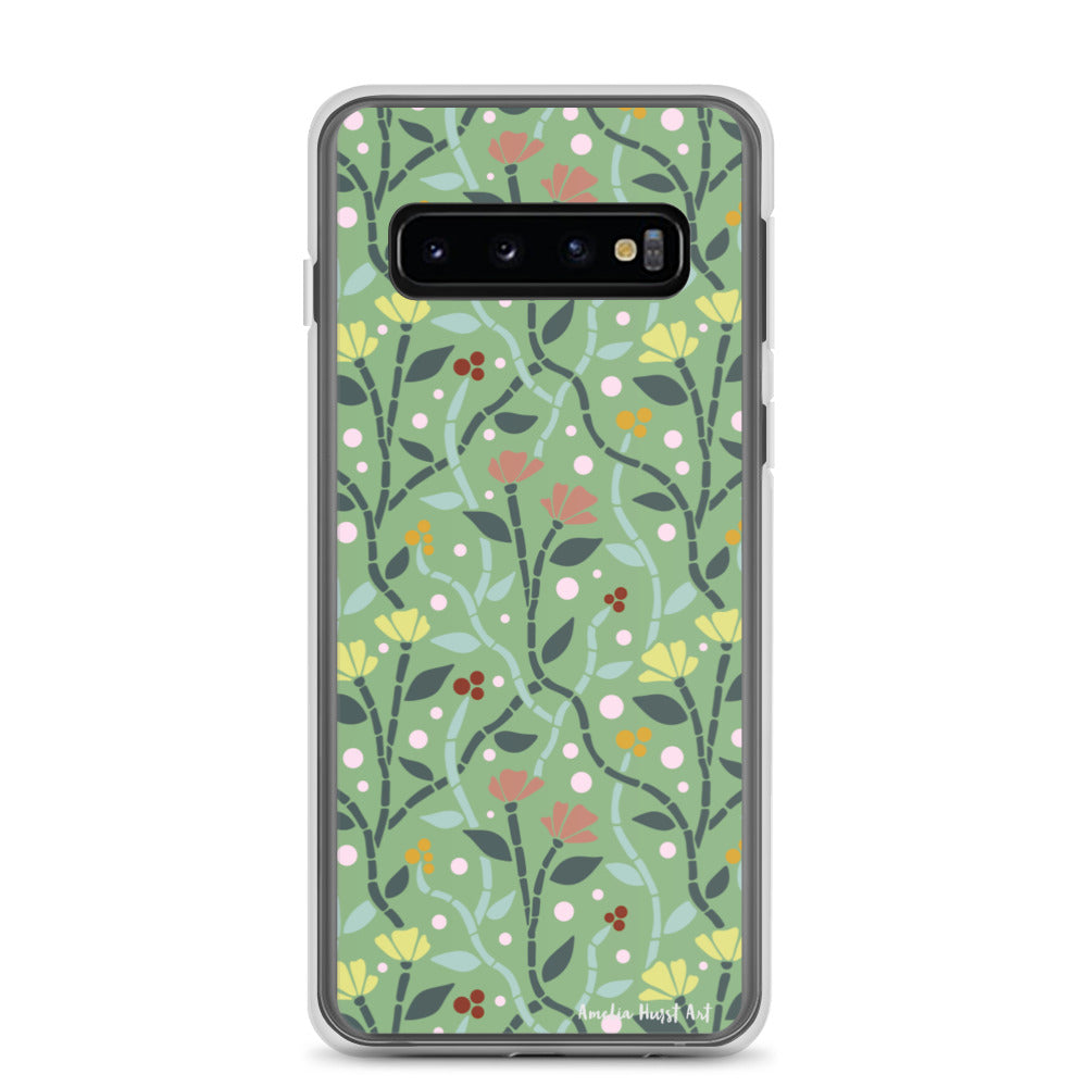 Une Coque Samsung avec motif coquelicots, différents modèles disponibles Amelia Hurst Art