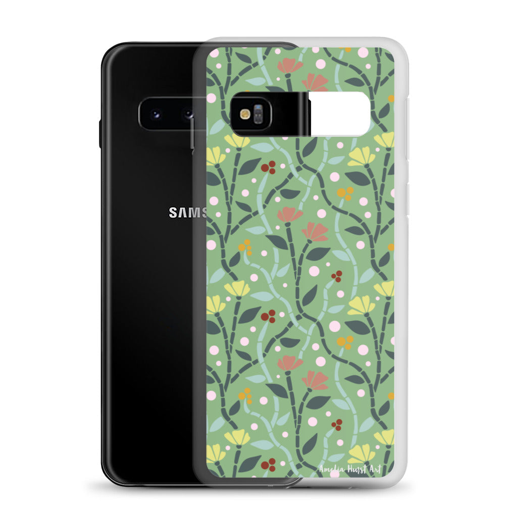 Une Coque Samsung avec motif coquelicots, différents modèles disponibles Amelia Hurst Art