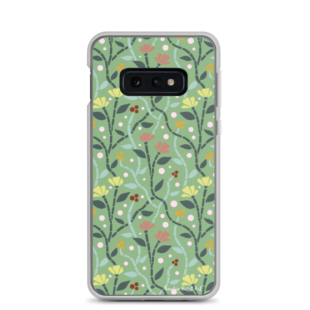 Une Coque Samsung avec motif coquelicots, différents modèles disponibles Amelia Hurst Art