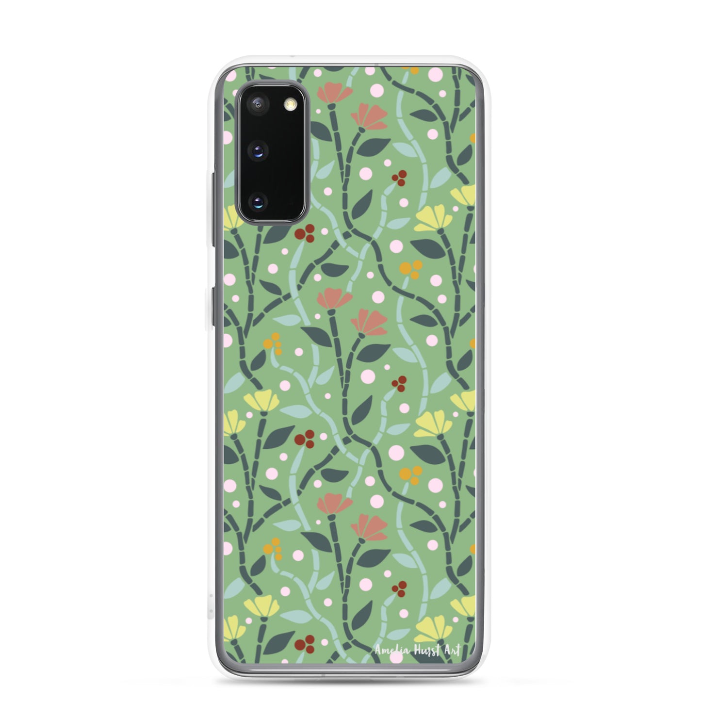 Une Coque Samsung avec motif coquelicots, différents modèles disponibles Amelia Hurst Art