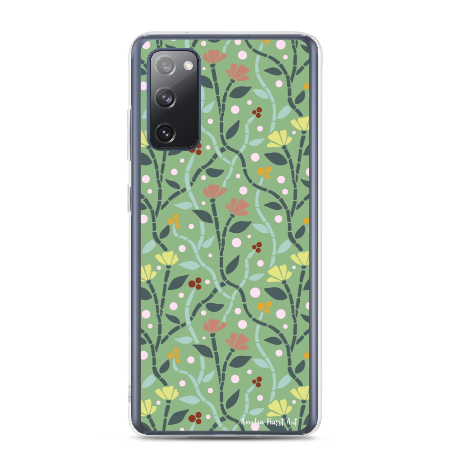 Une Coque Samsung avec motif coquelicots, différents modèles disponibles Amelia Hurst Art