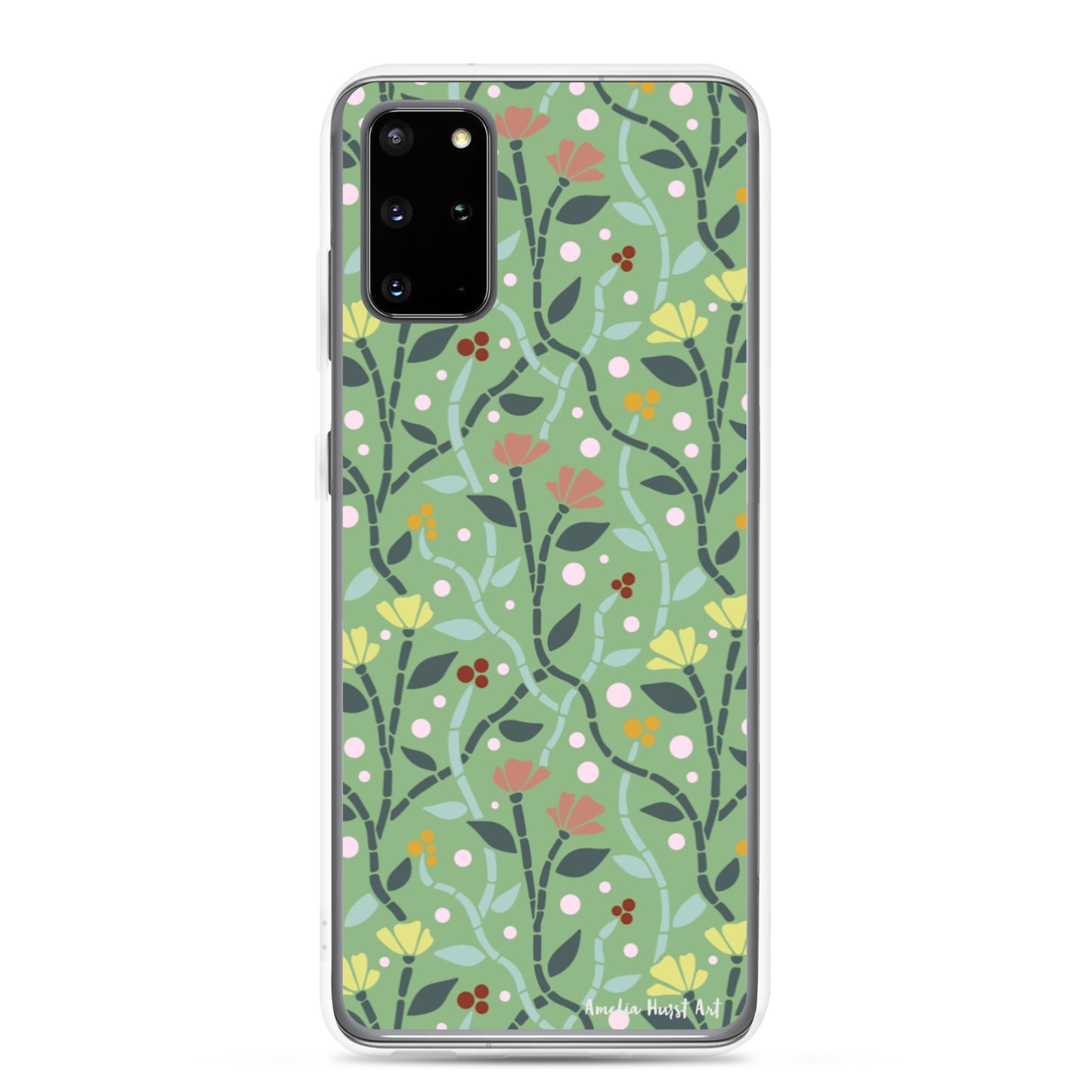 Une Coque Samsung avec motif coquelicots, différents modèles disponibles Amelia Hurst Art