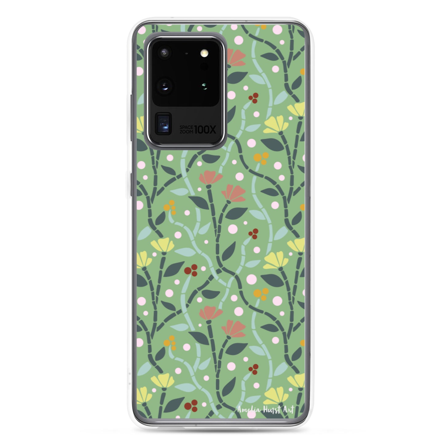 Une Coque Samsung avec motif coquelicots, différents modèles disponibles Amelia Hurst Art