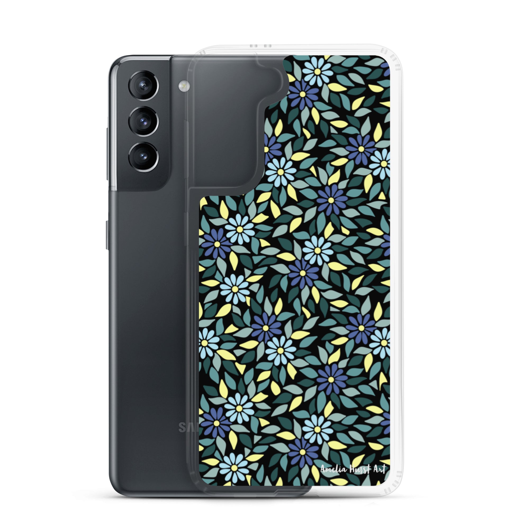 Une Coque Samsung avec fleurs, différents modèles disponibles Amelia Hurst Art