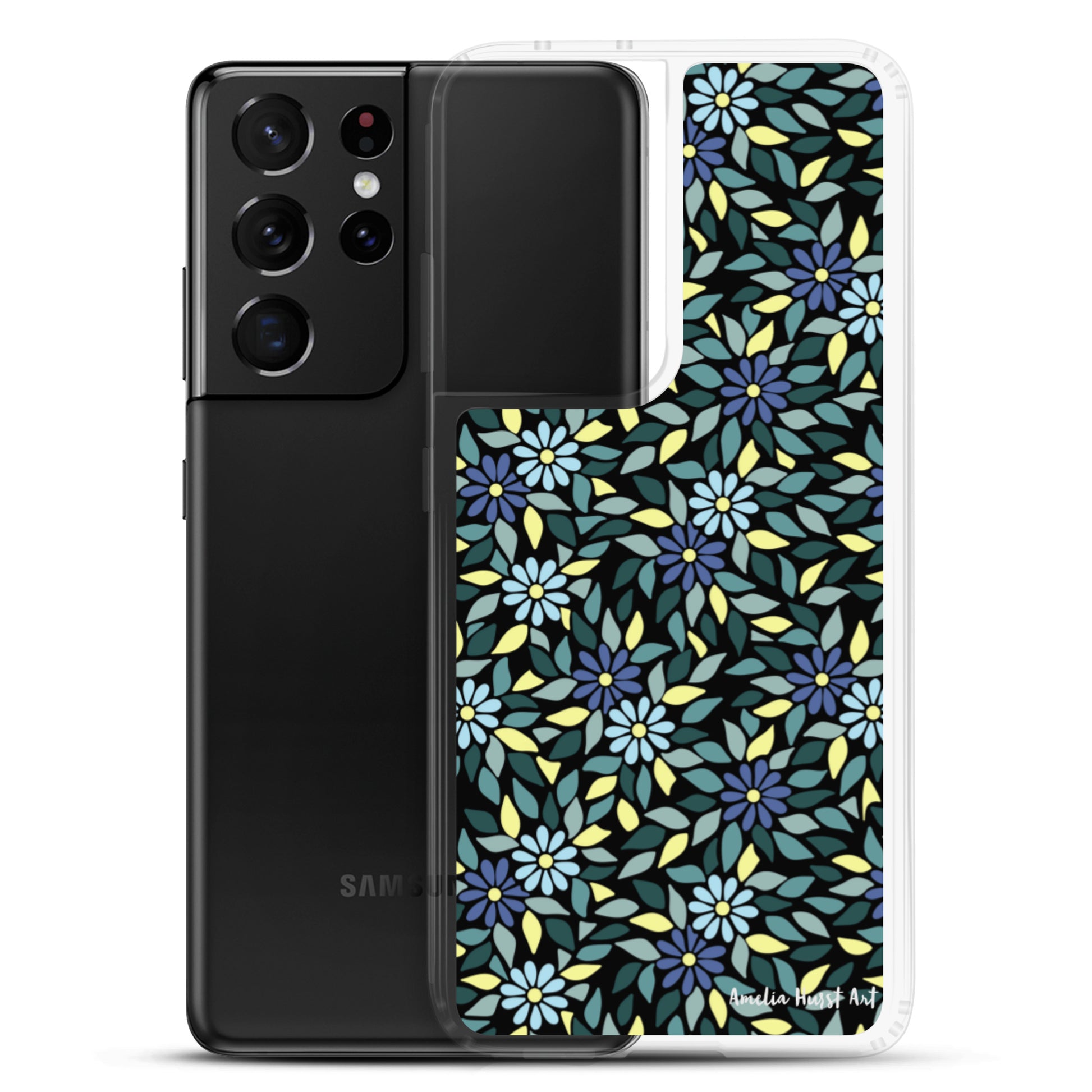 Une Coque Samsung avec fleurs, différents modèles disponibles Amelia Hurst Art