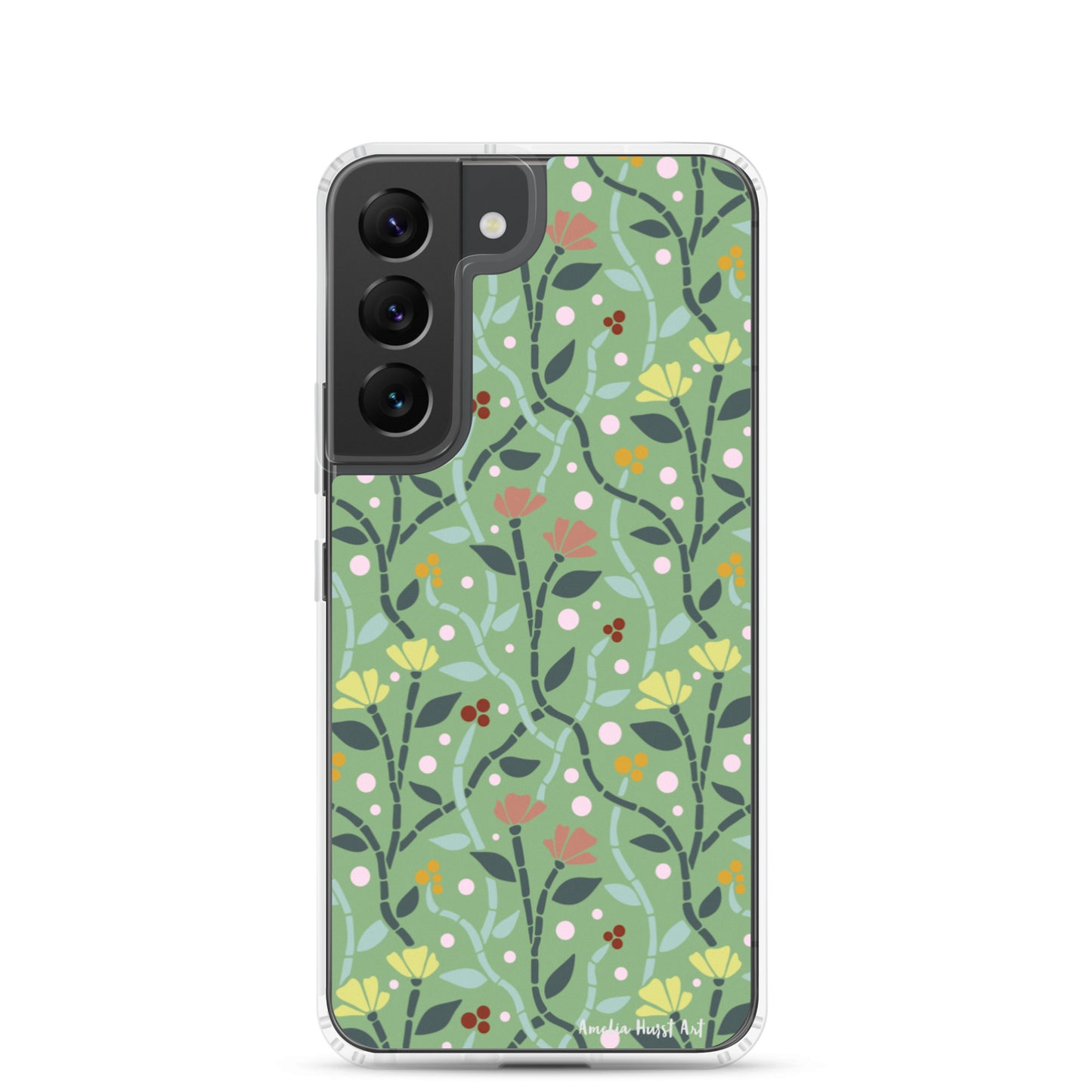 Une Coque Samsung avec motif coquelicots, différents modèles disponibles Amelia Hurst Art